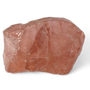 Peach Translucent Art‎ Glass Cullet Suncatcher Slag Glass #4XL70